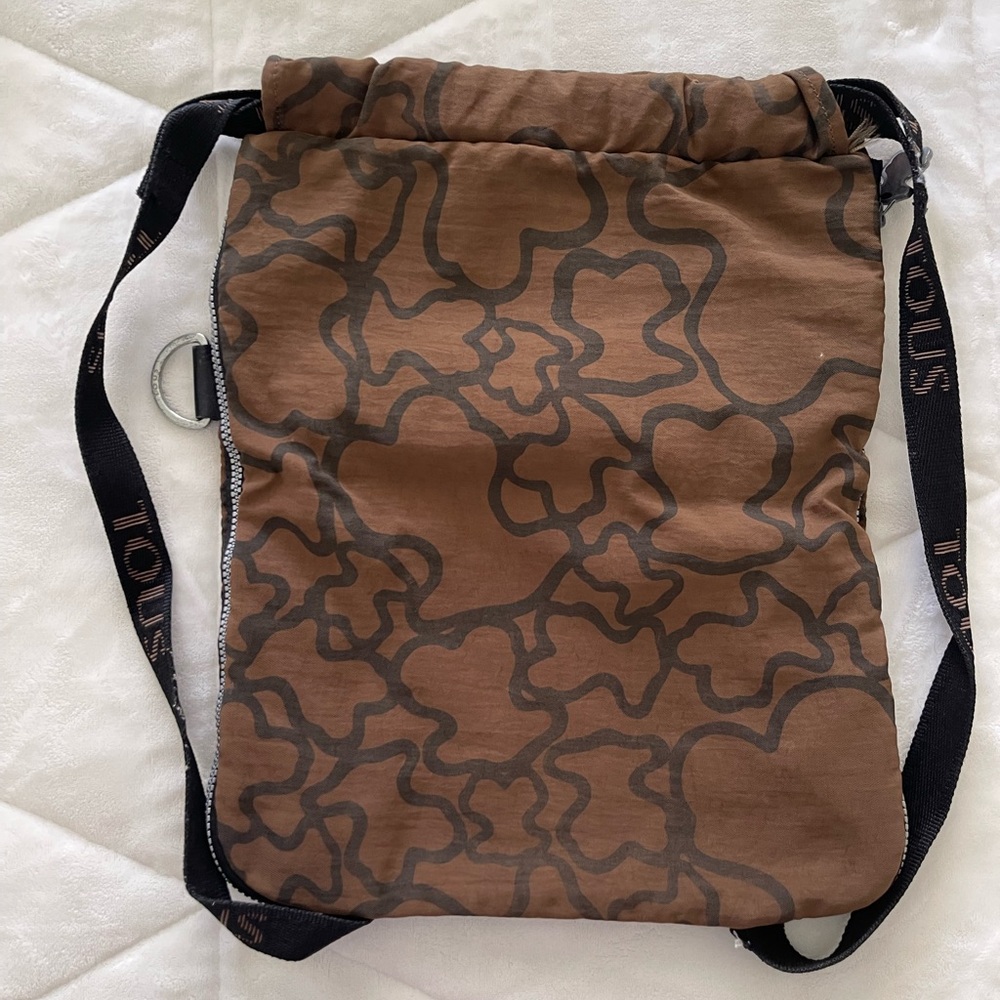 Tous Brown Patterned Backpack - Picture 2 of 3